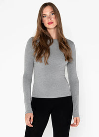 Cest Moi Bamboo Long Sleeve Crewneck