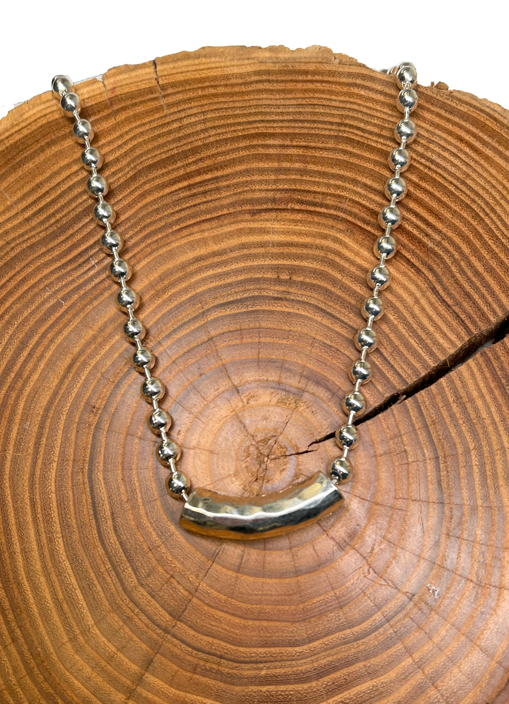 Belle Via Jewelry Ball Chain Tube Necklace – Details Direct