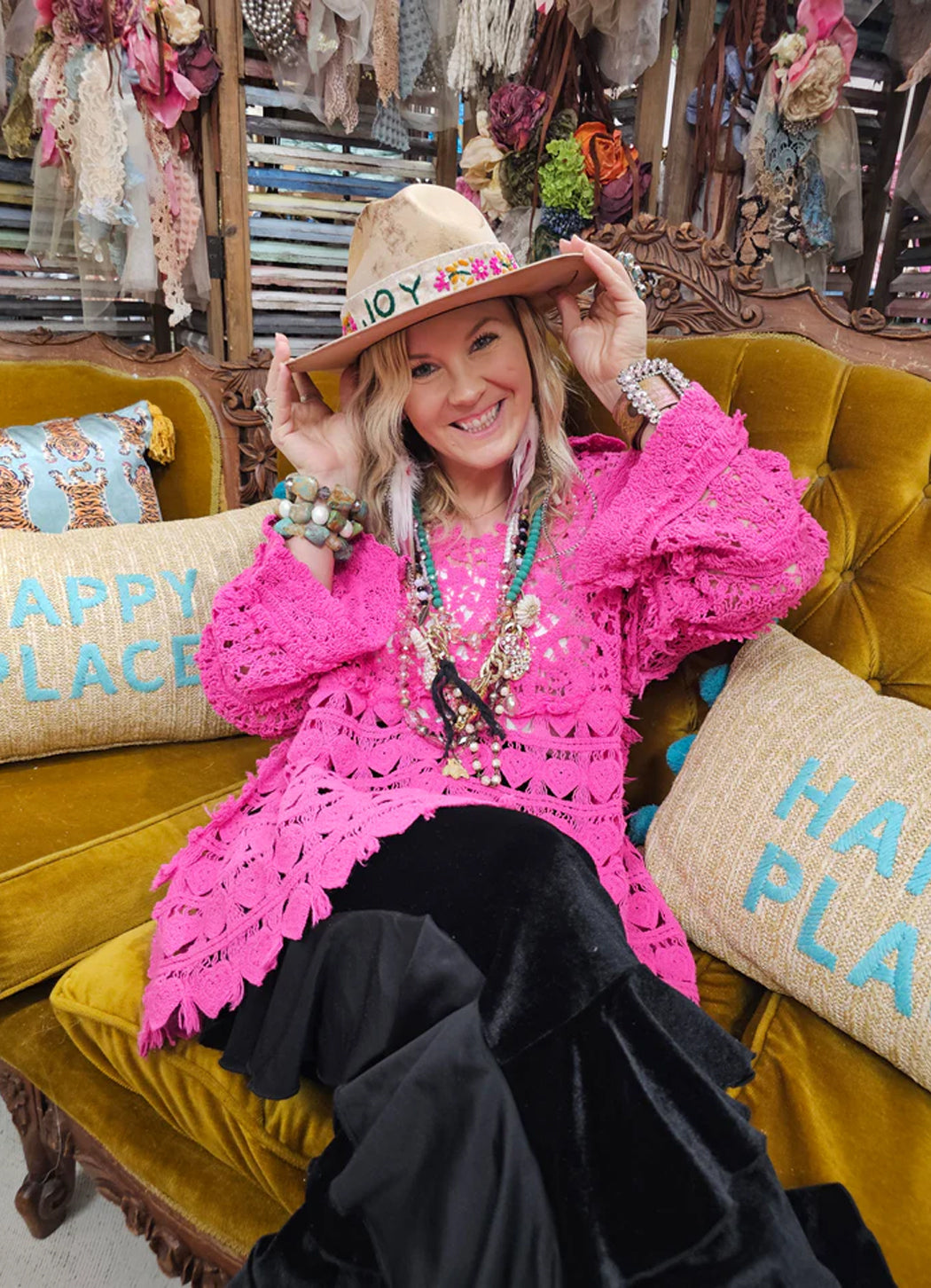 A Rare Bird Crochet Heart Shirt