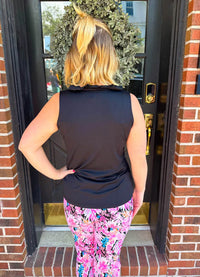 Lulu B Sienna Ruffle V-Neck Tank