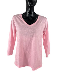 Lulu B Emily V Neck 3/4 Sleeve Tee