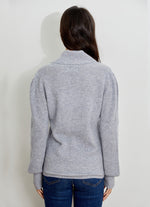 Design History Long Sleeve Cross V Neck Sweater