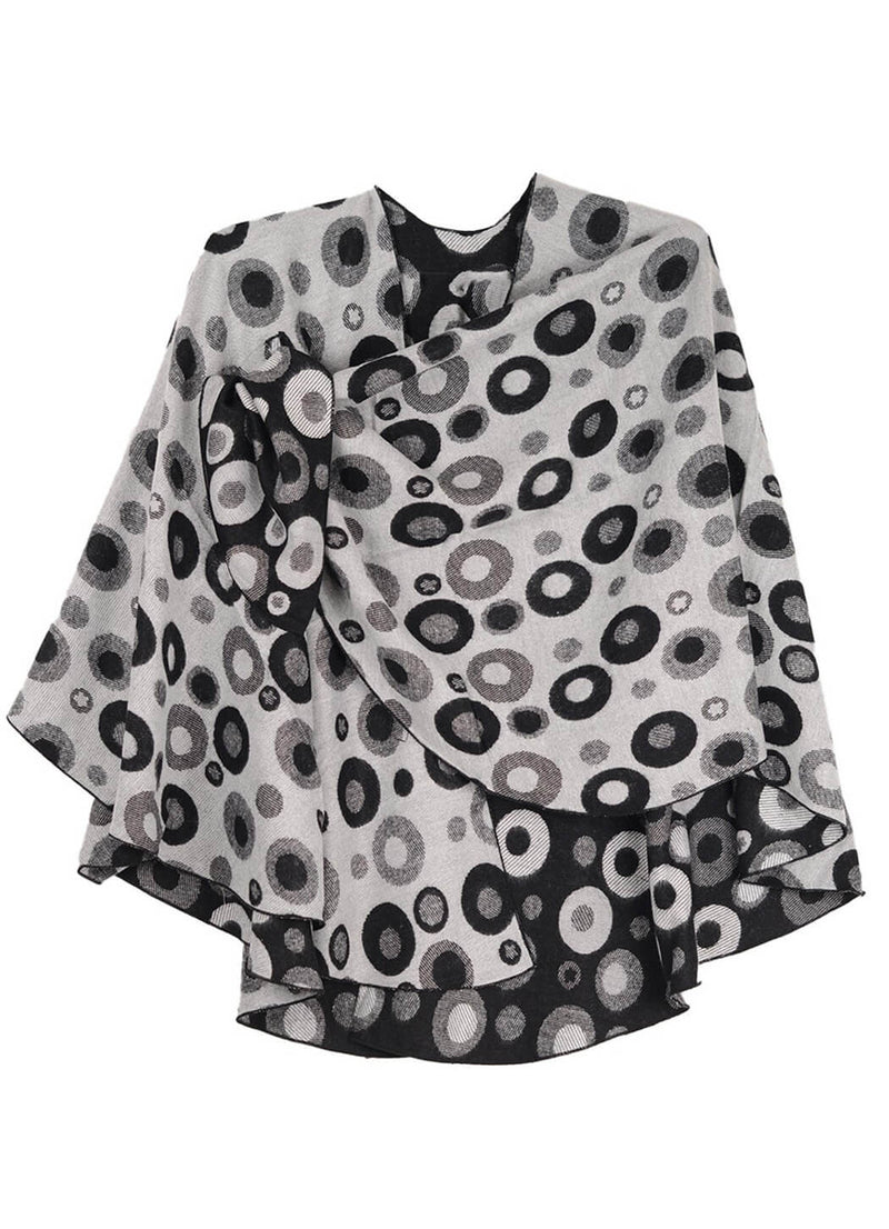 Rapti Fashion Reversible Cashmere Buckle Shawl