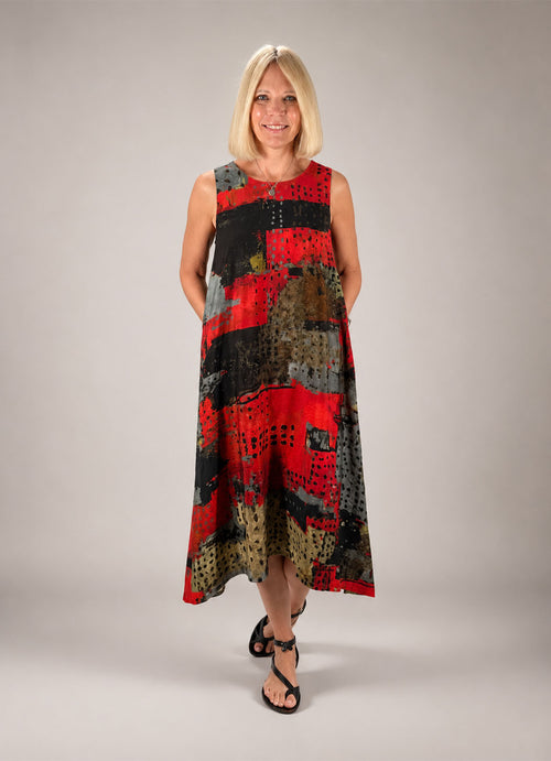 3 Potato Sleeveless Dress