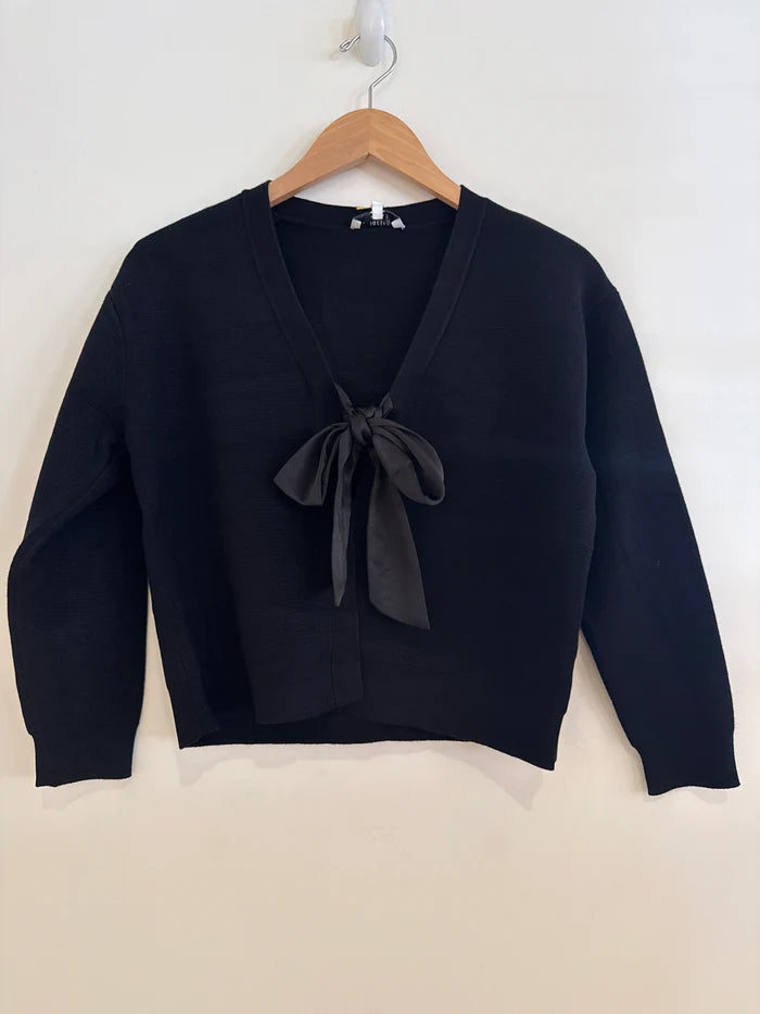 J. Society Tie Front Cardi