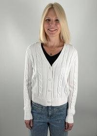 J. Society Cable Cardigan