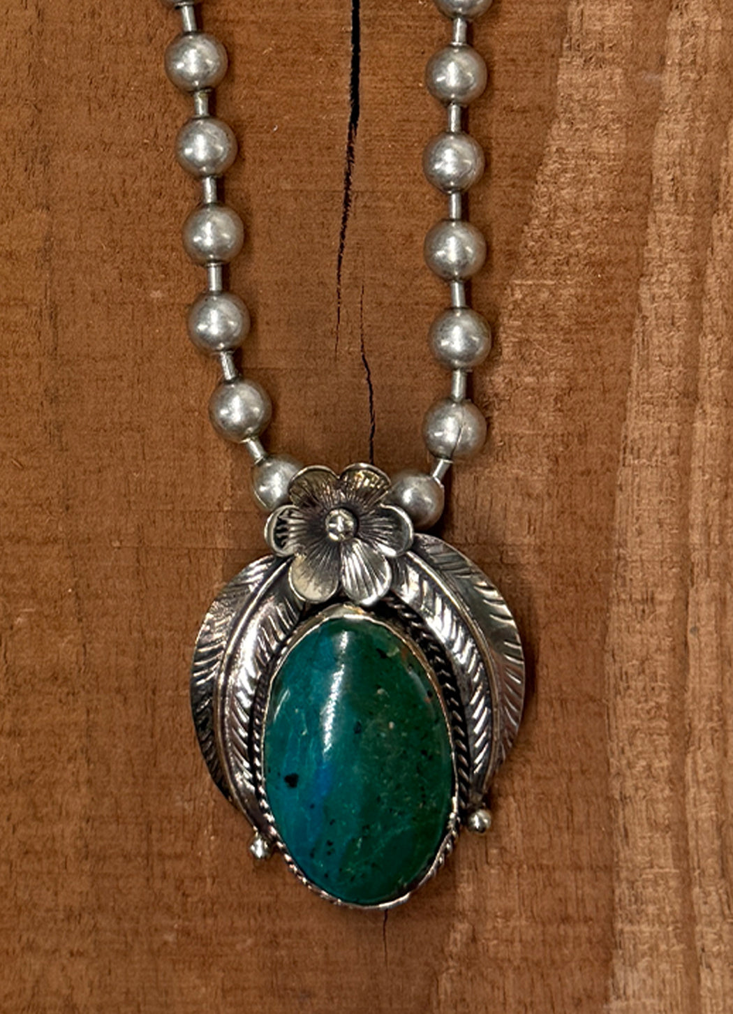 Belle Via Jewelry One-Of-A-Kind Chrysocolla Necklace