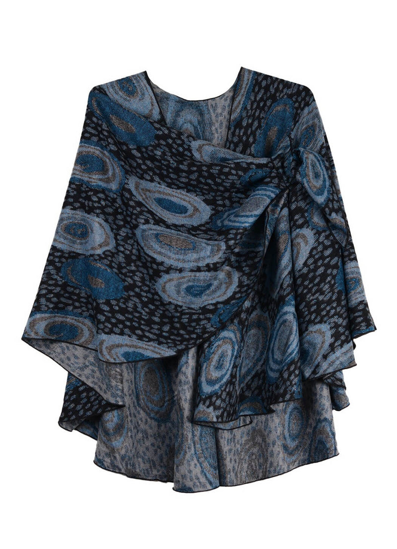 Rapti Fashion Reversible Cashmere Buckle Shawl
