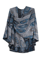 Rapti Fashion Reversible Cashmere Buckle Shawl