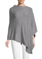 La Fiorentino Pearl Trim Poncho