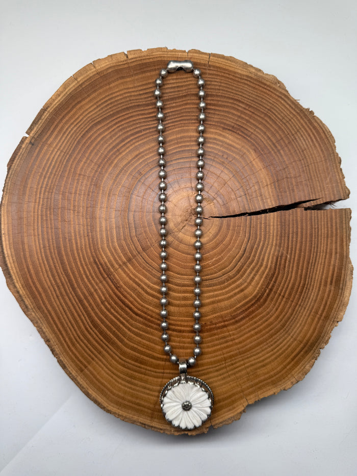 Belle Via Jewelry One-Of-A-Kind Wild Buffalo Flower Necklace