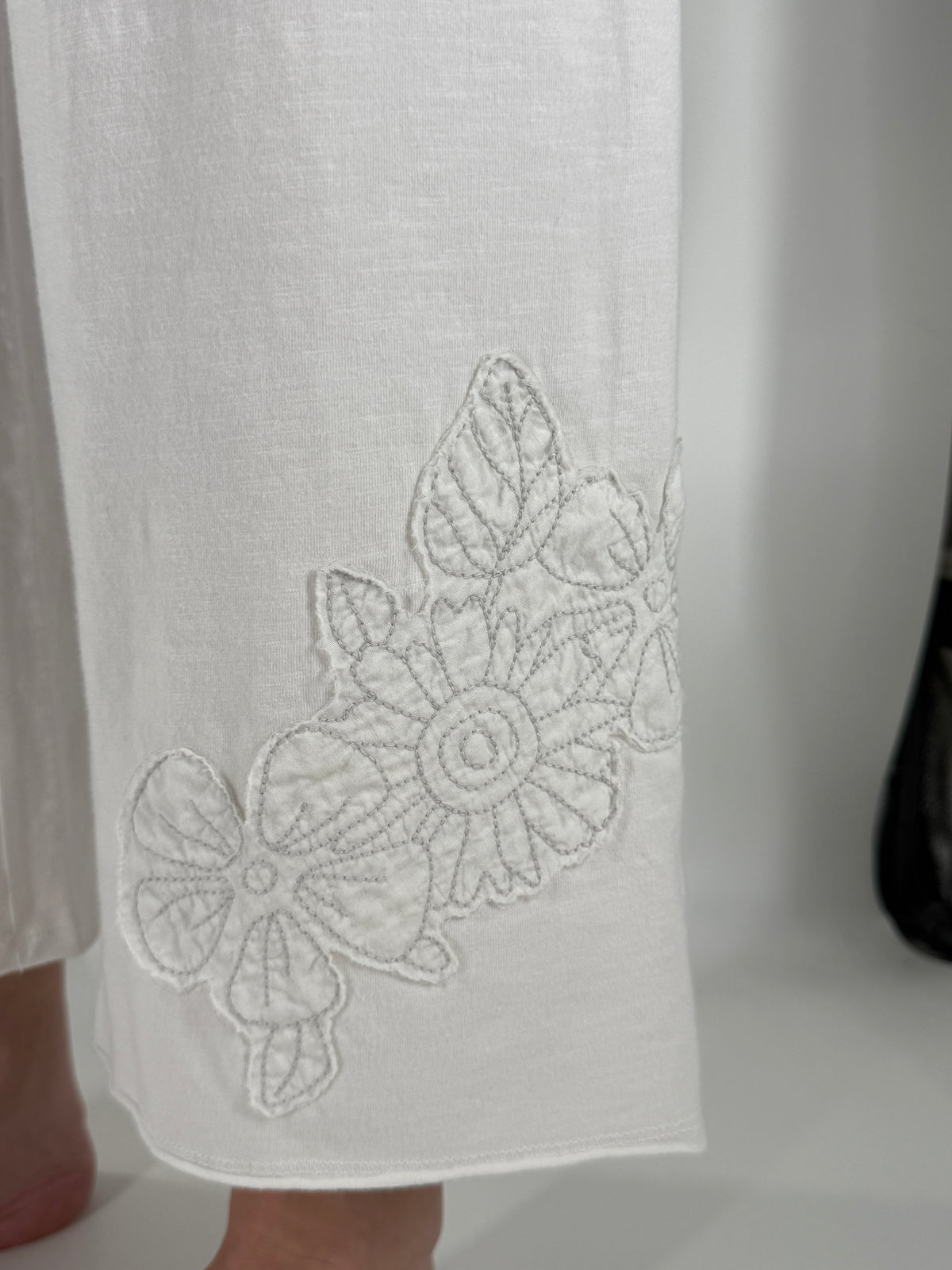 Escape Embroidered Applique Pocket Flood Pant