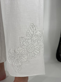 Escape Embroidered Applique Pocket Flood Pant