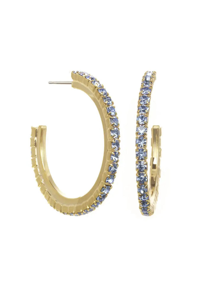 TOVA Slim Hoop Earrings