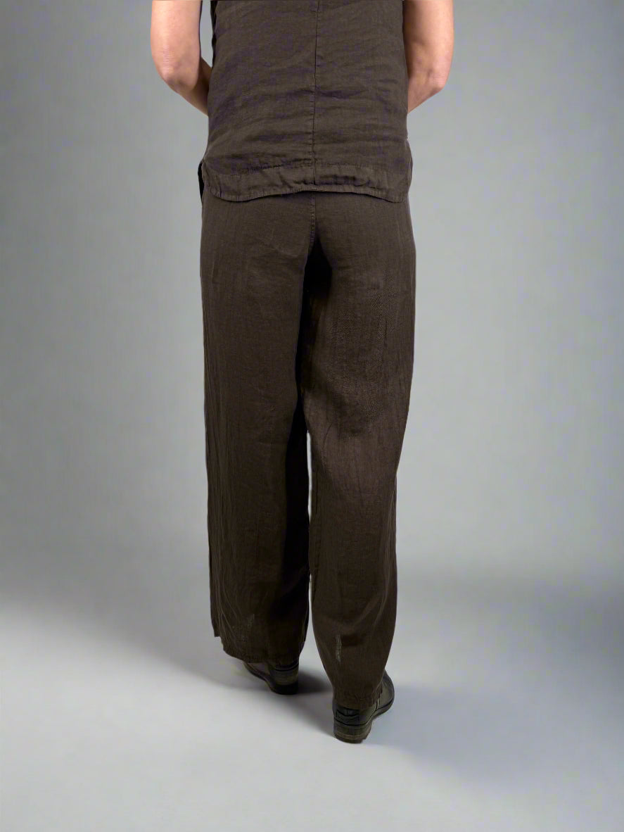 Suzy D Sultan Wide Leg Linen Pant