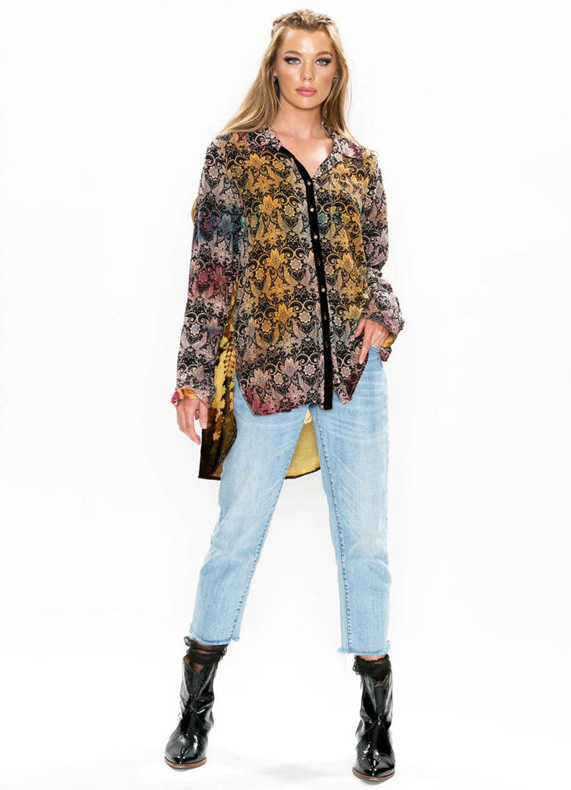 Aratta Midnight Floral Shirt