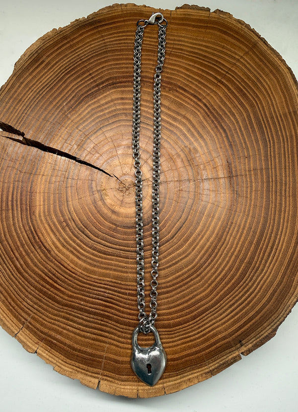 Belle Via Jewelry Vintage Key to My Heart Necklace