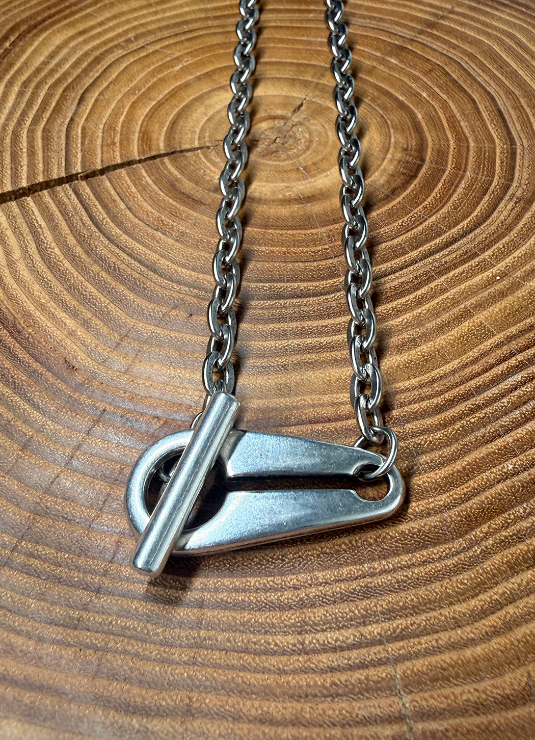 Belle Via Jewelry Soda Tab Toggle Necklace