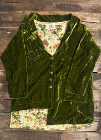 Jaded Gypsy Evening Whisper Velvet Jacket