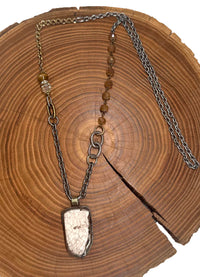 Belle Via Jewelry One-Of-A-Kind Howlite Stone Necklace