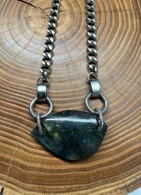 Belle Via Jewelry One-Of-A-Kind Labradorite Necklace