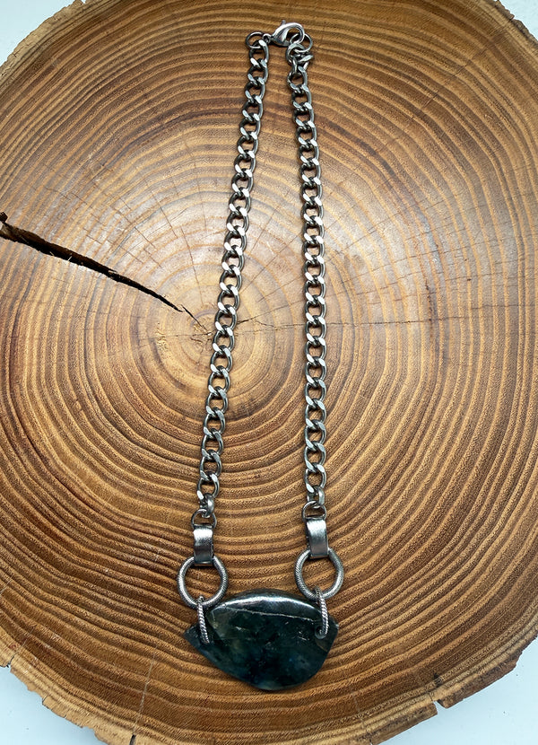 Belle Via Jewelry One-Of-A-Kind Labradorite Necklace