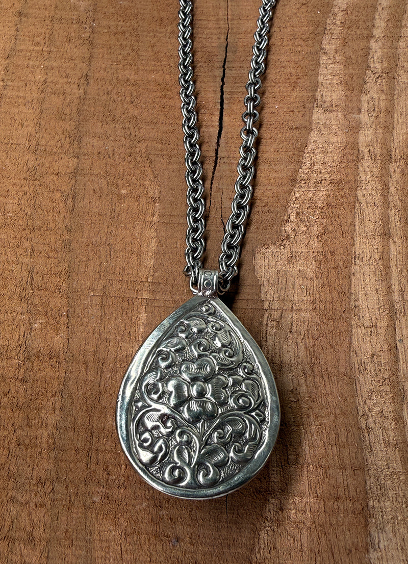 Belle Via Jewelry One-Of-A-Kind Larimar Necklace