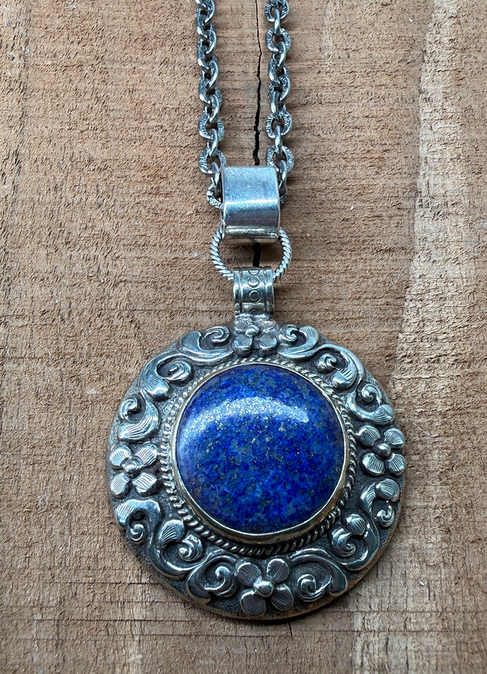 Belle Via Jewelry One-Of-A-Kind Lapis Necklace