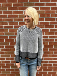 J. Society Plaited Crew Sweater