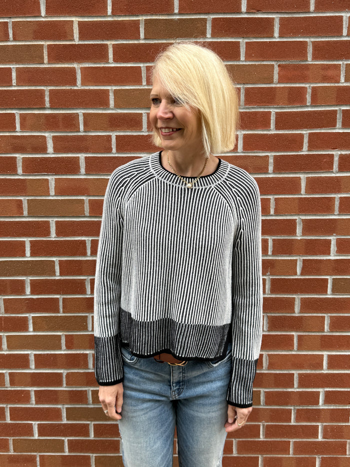 J. Society Plaited Crew Sweater