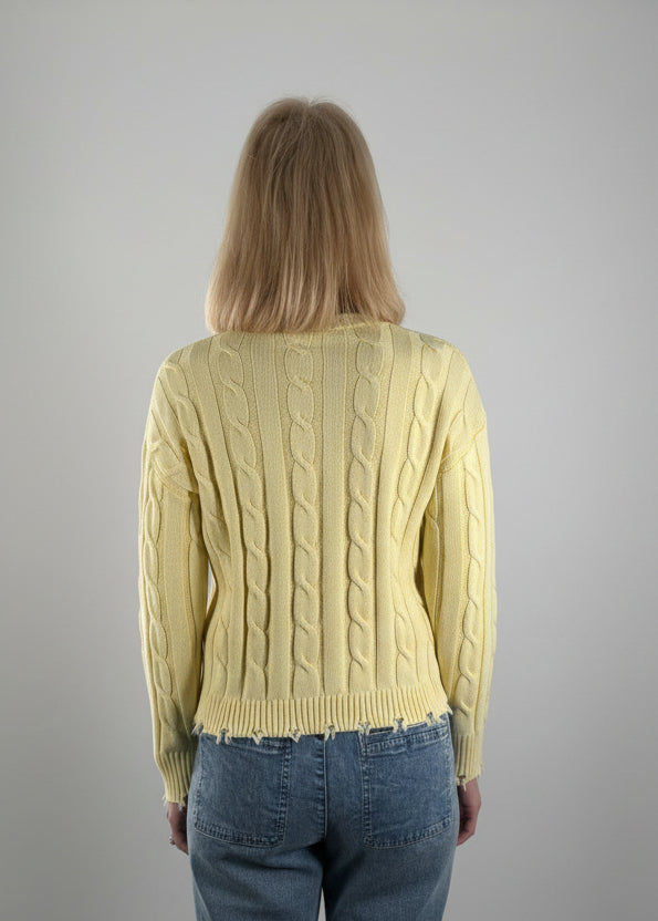 J. Society Cable Crew Sweater