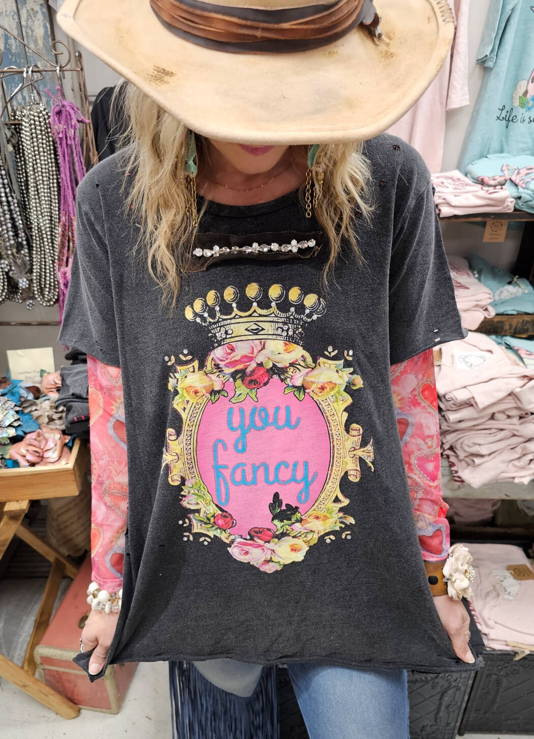 A Rare Bird You Fancy Tattered Tee
