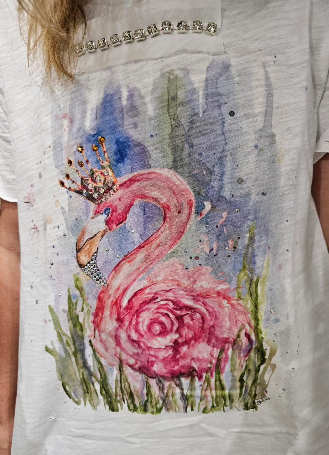 A Rare Bird Flamazing Tattered Tee