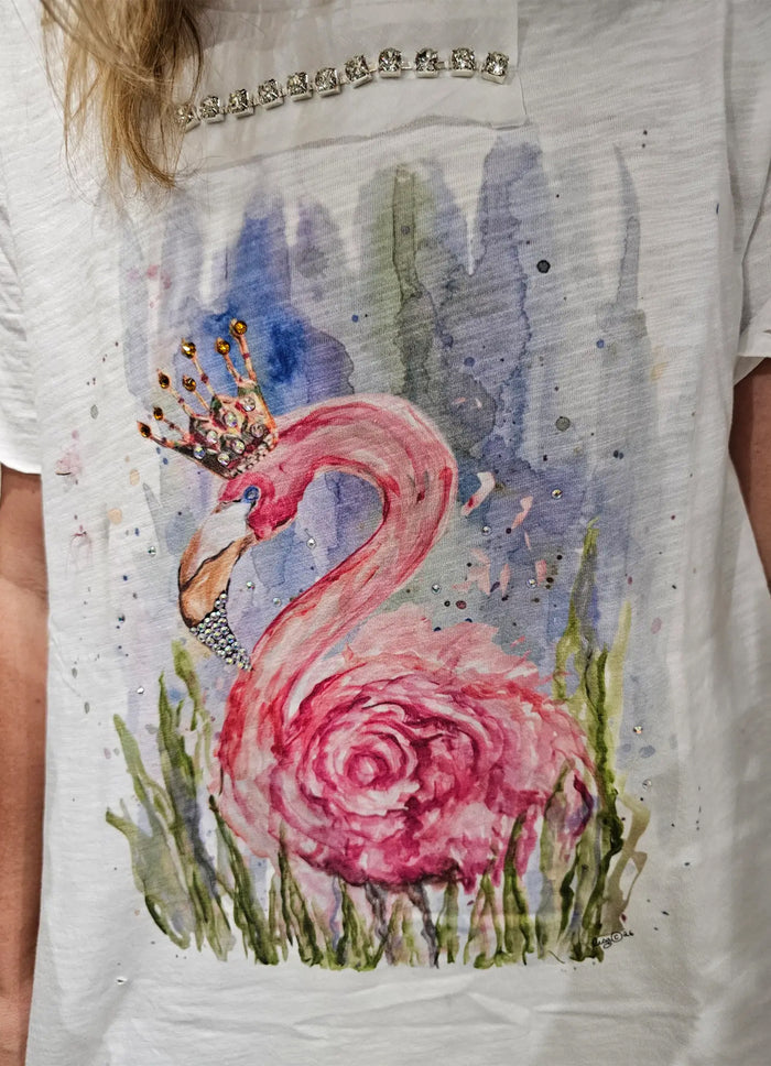 A Rare Bird Flamazing Tattered Tee