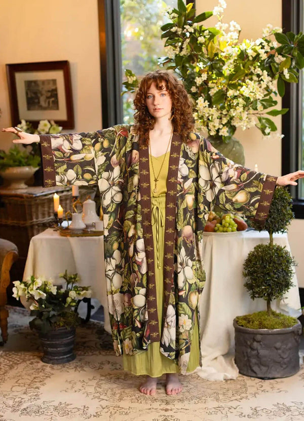 Market of Stars Fleur De Lune Opera Duster Kimono Robe