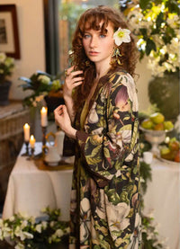 Market of Stars Fleur De Lune Opera Duster Kimono Robe