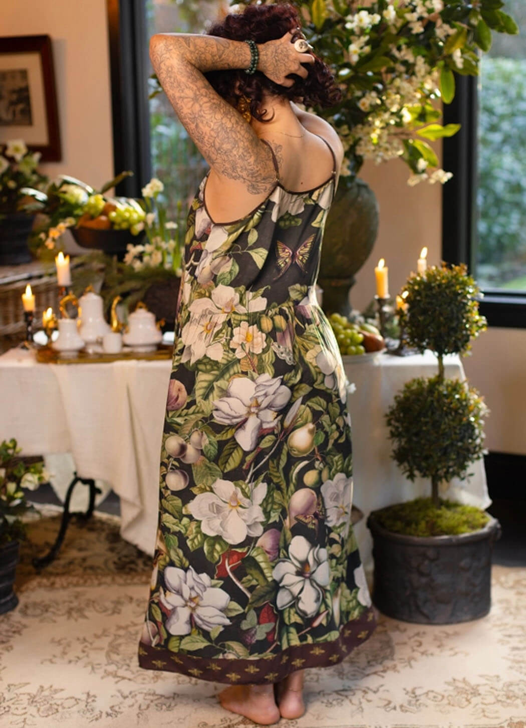 Market of Stars Fleur De Lune Boheme Long Maxi Slip Dress