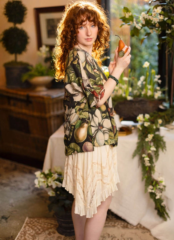 Market of Stars Fleur De Lune Luxe Tee Tunic Shirt