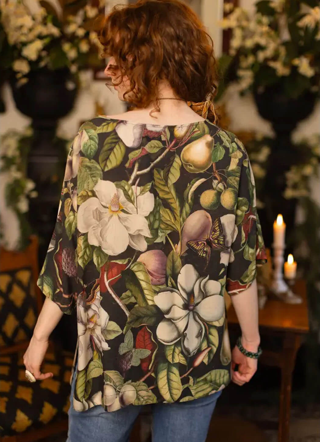 Market of Stars Fleur De Lune Luxe Tee Tunic Shirt