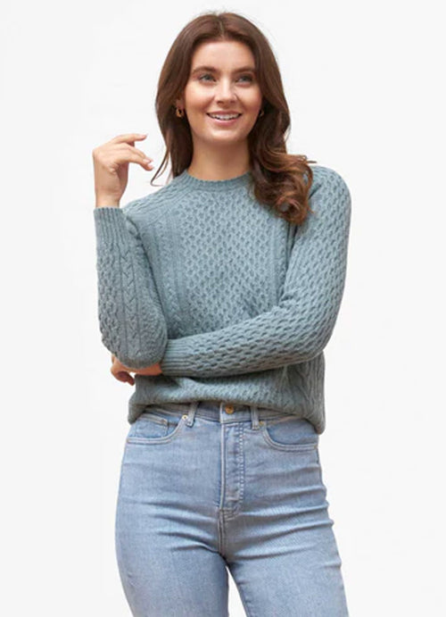 Oliver Charles Yak Wool Cable Knit