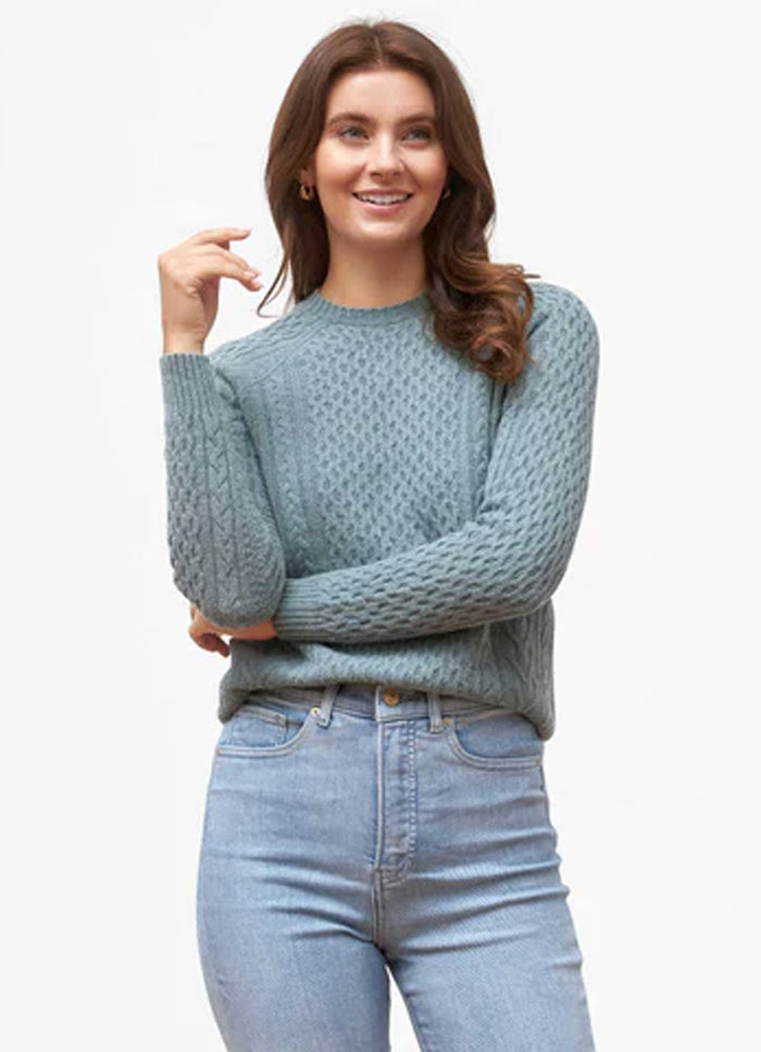 Oliver Charles Yak Wool Cable Knit