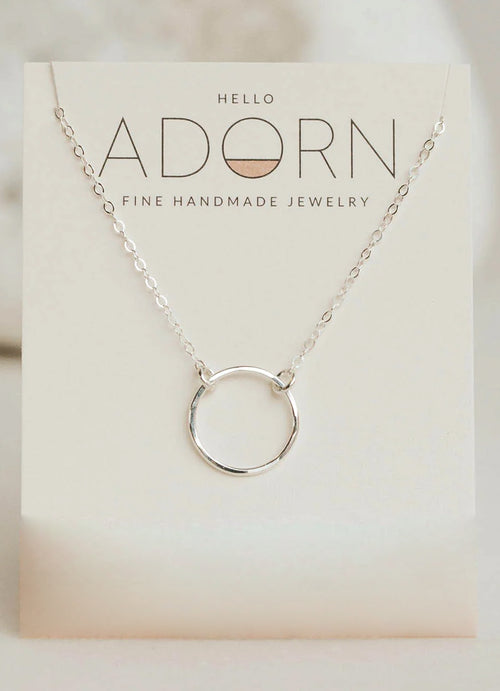 Hello Adorn Full Circle Necklace