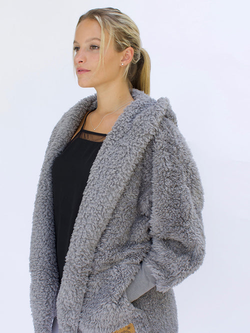 Nordic Beach Body Wrap - Grey Kitten