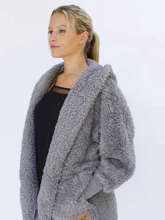 Nordic Beach Body Wrap - Grey Kitten