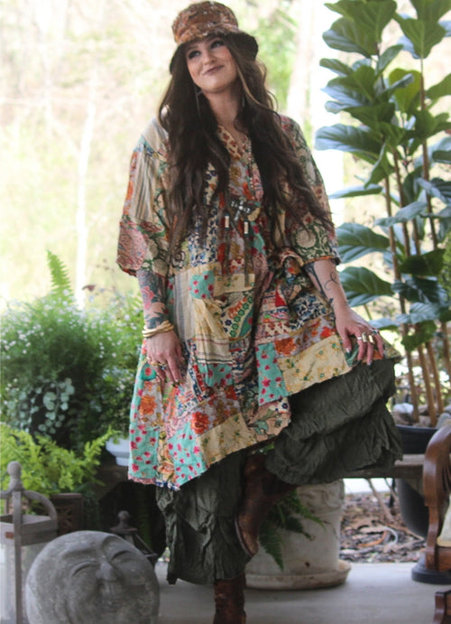 Jaded Gypsy Afternoon Garden Views Dress