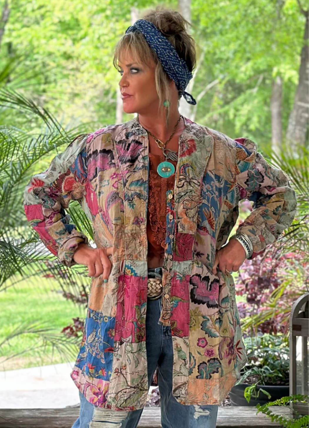 Jaded Gypsy Good Times Military Jacket
