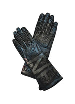 Dupatta Designs Graffiti Art Leather Gloves