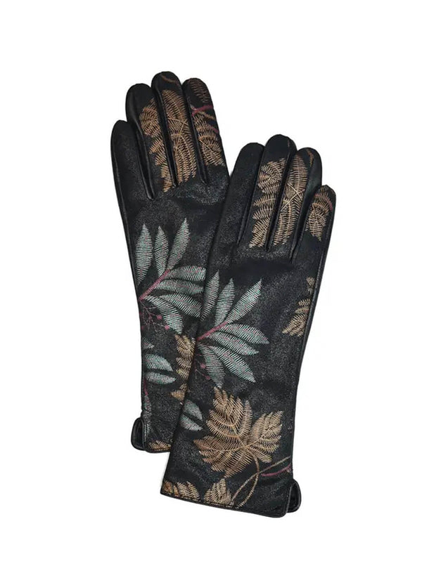 Dupatta Designs Sycamore Metallic Leather Gloves
