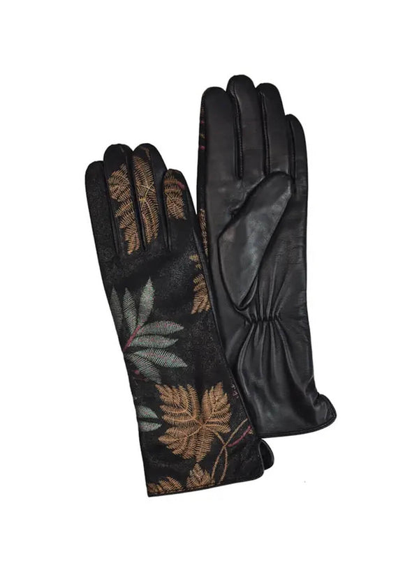 Dupatta Designs Sycamore Metallic Leather Gloves
