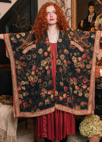 Market of Stars Heart of Gold Goddess Starduster Kimono With Sacred Heart